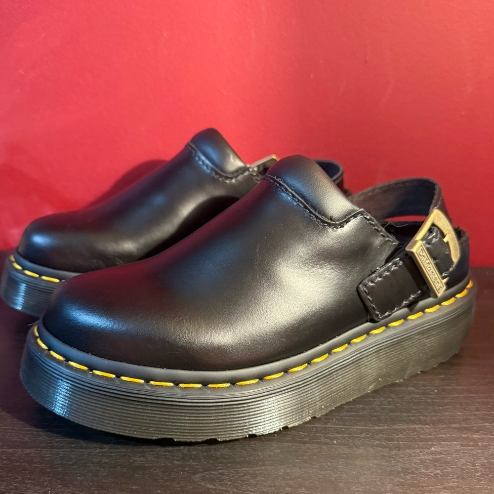 Dr. Martens Black Leather Women's “Archive Mules”, Size 5 - Picture 6 of 11